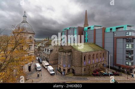 ABERDEEN CITY SCOTLAND SI AFFACCIA SU BELMONT STREET DALLA GALLERIA D'ARTE Foto Stock