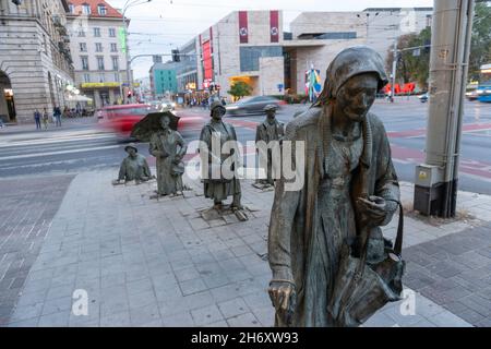 Breslavia, Breslavia, Breslavia, Polonia - i pedoni anonimi Foto Stock