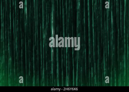 grafica teal creativa, sea-green shadowy grunge alluminio righe dritte digital grafica texture background illustrazione Foto Stock