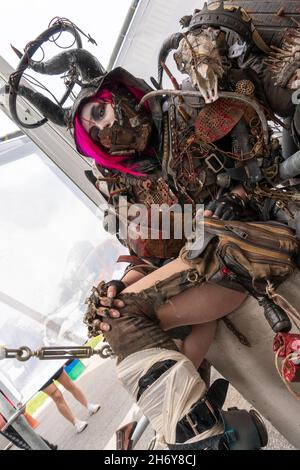 Napoli, coscrayer al Comicon, Mostra d'Oltremare Foto Stock