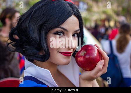 Napoli, coscrayer al Comicon, Mostra d'Oltremare Foto Stock