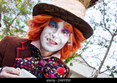 Napoli, coscrayer al Comicon, Mostra d'Oltremare Foto Stock