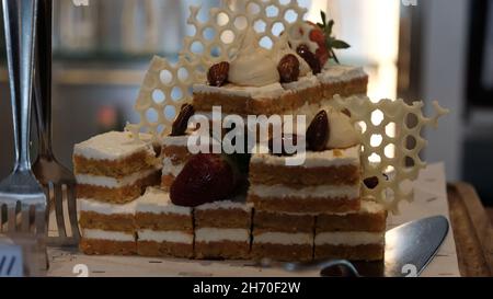 W Bangkok Hotel The Kitchen Table Sathorn Area Bangkok Thailandia Foto Stock