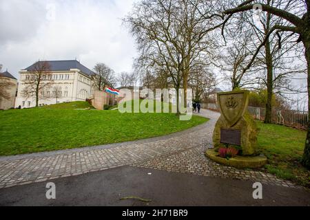 Monumento nazionale della solidarietà a Cannon Hill, Lussemburgo Foto Stock