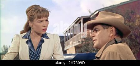 IL film SHEEPMAN 1958 MGM con Shirley MacLaine come Dell Payton e Glenn Ford come Jason Sweet Foto Stock