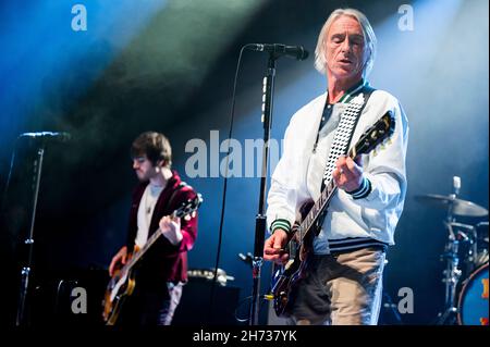 Liverpool, Regno Unito. 29 novembre 2021. Paul Weller suona all'Eventim Olympia 2021 di Liverpool. 2021-11-19. Credit: Gary Mather/Alamy Live News Foto Stock