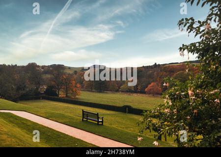 Una vista da Abbotsford Foto Stock