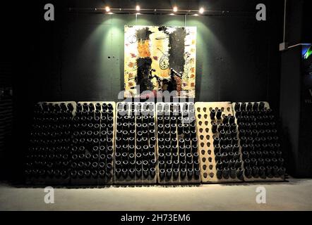 L'azienda vinicola Vilarnau si trova a Sant Sadurní d'Anoia, nella regione dell'Alto Panades, provincia di Barcellona, Catalogna, Spagna Foto Stock