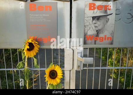 Trauer um den verstorbenen ben Wagin (nur fuer redaktionelle Verwendung. Keine Werbung. Referenzdatenbank: http://www.360-berlin.de. © Jens Knappe. B Foto Stock