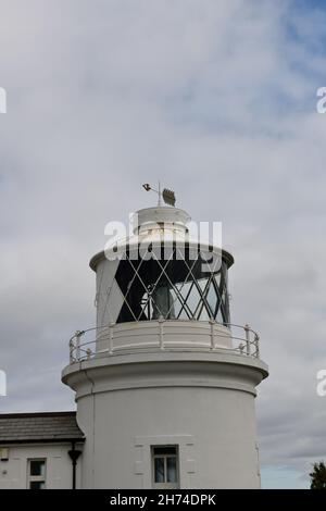 Anvil Point Lighthouse Durlston Country Park Nr Swanage Dorset Inghilterra regno unito Foto Stock