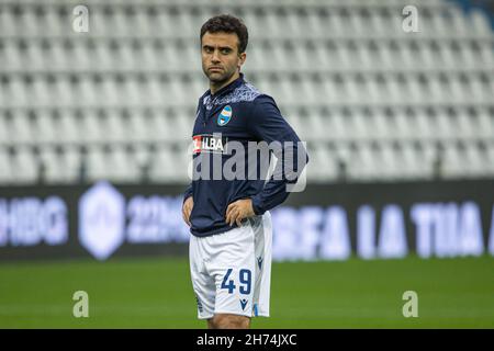 Ferrara, Italia. 20 Nov 2021. GIUSEPPE ROSSI (SPAL) durante SPAL vs US Alessandria, Campionato Italiano di Calcio BKT a Ferrara, Italia, Novembre 20 2021 credito: Agenzia indipendente Foto/Alamy Live News Foto Stock