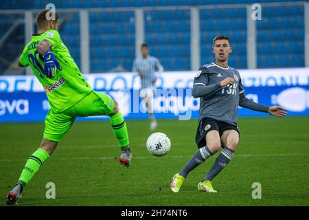 Ferrara, Italia. 20 Nov 2021. ANDREA SECULIN (SPAL) durante SPAL vs US Alessandria, Campionato Italiano di Calcio BKT a Ferrara, Italia, Novembre 20 2021 credito: Agenzia indipendente di Foto/Alamy Live News Foto Stock