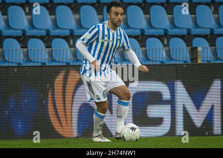 Ferrara, Italia. 20 Nov 2021. GIUSEPPE ROSSI (SPAL) durante SPAL vs US Alessandria, Campionato Italiano di Calcio BKT a Ferrara, Italia, Novembre 20 2021 credito: Agenzia indipendente Foto/Alamy Live News Foto Stock