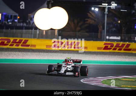 Doha, Qatar. 26 ottobre 2021. # 99 Antonio Giovinazzi (ITA, Alfa Romeo Racing ORLEN), Gran Premio di F1 del Qatar al Losail International Circuit il 26 ottobre 2021 a Doha, Qatar. (Foto di HOCH ZWEI) Credit: dpa/Alamy Live News Foto Stock