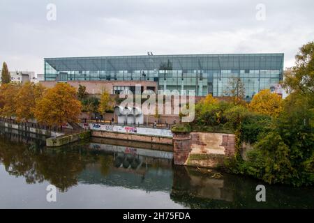 Strasburgo, Francia, 30 ottobre 2021, il Museo di Arte moderna e Contemporanea di Strasburgo, MAMCS Foto Stock