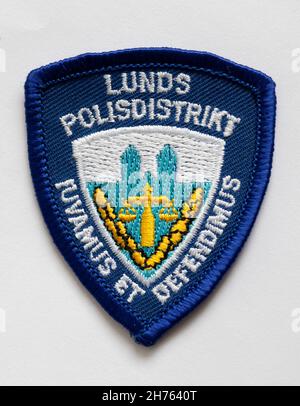 Patch badge polizia Foto Stock