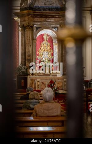 Cappella di San Fermin, nella chiesa di San Lorenzo Pamplona Navarra Spagna Foto Stock
