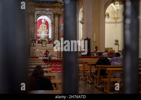Cappella di San Fermin, nella chiesa di San Lorenzo Pamplona Navarra Spagna Foto Stock