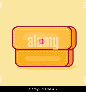 borsa a mano isolato cartoon illustrazione vettoriale Illustrazione Vettoriale