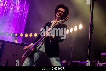 The Darkness alla O2 Academy di Bournemouth, Regno Unito. 20.11.2021. Credit: Charlie Raven/Alamy Live News Foto Stock