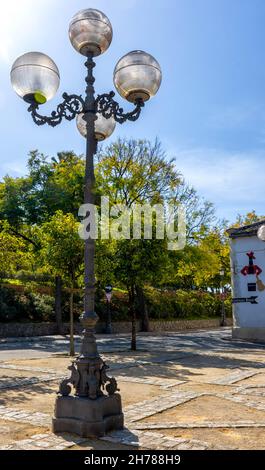 Parque Alameda Vieja en Jerez de la Frontera en la provincia de Cádiz, Bellleza y Detalles / Alameda Vieja Park en Jerez de la Frontera, Cádiz Foto Stock