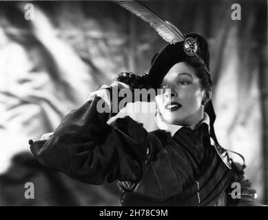 KATHARINE HEPBURN Ritratto come Maria Regina di Scozia di ERNEST A. BACHRACH in MARY OF SCOTLAND 1936 regista JOHN FORD giocare Maxwell Anderson sceneggiatura Dudley Nichols costumi Walter Plunkett RKO radio Pictures Foto Stock