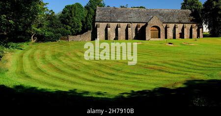 Il Barn spagnolo e campo da golf a Torre Abbey, Torquay, South Devon. Foto Stock