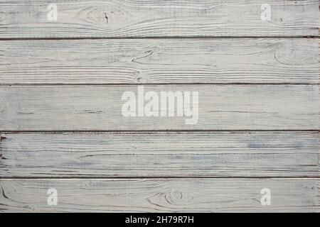 Bianco invecchiato rustico legno tavole texture sfondo Foto Stock