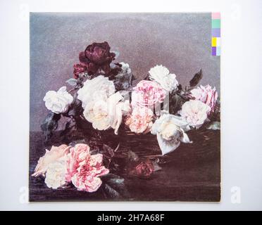 LP Cover of Power, Corruption and Lies, il secondo album in studio della band Manchester New Order, pubblicato nel 1983 Foto Stock