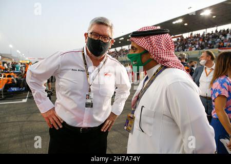 Doha, Qatar. 21 Nov 2021. Ross Brawn (GBR, Managing Director Motor Sports of Formula 1 Group), Gran Premio di F1 del Qatar al Losail International Circuit il 21 novembre 2021 a Doha, Qatar. (Foto di HOCH ZWEI) Credit: dpa/Alamy Live News Foto Stock