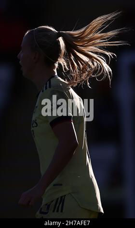 Leigh, Regno Unito. 21 Nov 2021. Beth Mead of Arsenal durante la partita della fa Women's Super League al Leigh Sports Village di Leigh. Il credito dell'immagine dovrebbe leggere: Darren Staples/Sportimage Credit: Sportimage/Alamy Live News Foto Stock