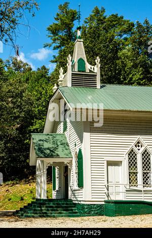 Crescent Hill Baptist Church, state Route GA-17, sautee Nacoochee, Georgia Foto Stock