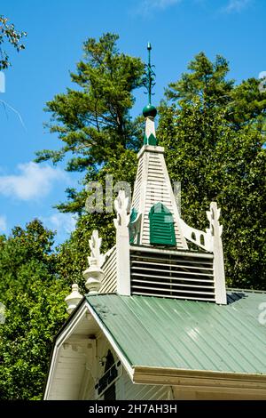 Crescent Hill Baptist Church, state Route GA-17, sautee Nacoochee, Georgia Foto Stock