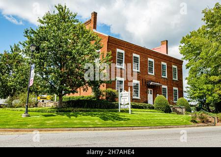 Old White County Courthouse, Courthouse Square, Cleveland, Georgia Foto Stock