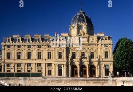 FRANCIA. PARIGI (75) 4E ARR. LE TRIBUNAL DE COMMERCE SUR L'ILE DE LA CITE Foto Stock