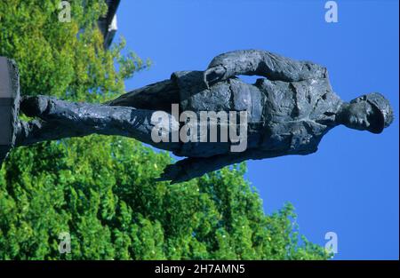 FRANCIA. PARIGI (75) 8E ARR. LA STATUE DU GENERAL DE GAULLE (STAZIONE DELLA METROPOLITANA CHAMPS-ELYSEES) Foto Stock