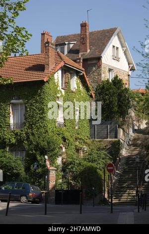 'LA CAMPAGNE A PARIS' PRES DE LA PORTE DE BAGNOLET, PARIGI 75020 Foto Stock