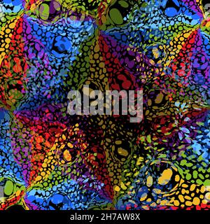 Lo sfondo delle macchie multicolore . Illustrazione vettoriale Illustrazione Vettoriale