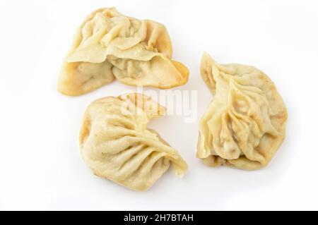 Gnocchi cinesi in teamed Foto Stock