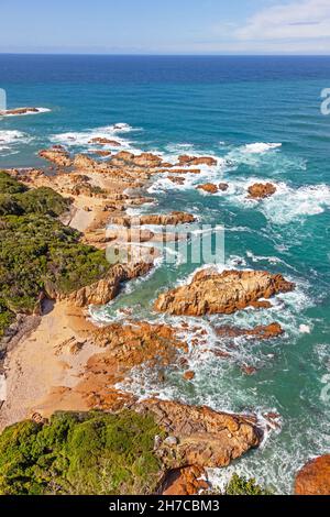 Coney Glen, situato nel centro turistico di Knysna, nel cuore della Garden Route del Sud Africa. Foto Stock