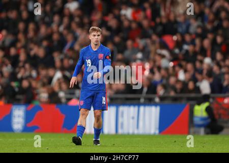 Emile Smith Rowe of England - Inghilterra / Albania, FIFA 2022 World Cup Qualifier - Gruppo i, Wembley Stadium, Londra - 12 novembre 2021 Foto Stock