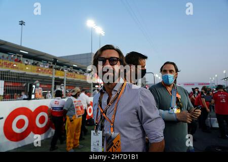 Doha, Katar. 21 Nov 2021. 21.11.2021, Losail International Circuit, Doha, Formula 1 Ooredoo Qatar Grand Prix 2021, nella foto Andrea Pirlo Credit: dpa/Alamy Live News Foto Stock