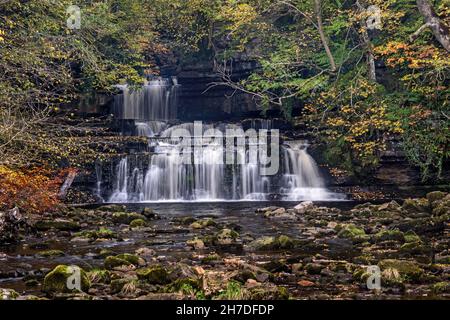 La forza di Cotterdale, una dale laterale fuori Wensleydale. Vicino Hawes, Foto Stock