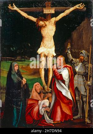 La Crocifissione, dipinto da Matthias Grünewald, 1515 Foto Stock