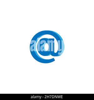 Icona della linea di posta elettronica. Simbolo di sfondo del poster dei messaggi Internet di stile semplice. Elemento di design del logo. Stampa T-shirt. Vettore per adesivo. Illustrazione Vettoriale