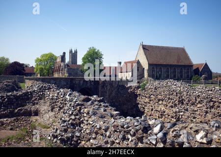 St Augustines Abbey monastero benedettino a Canterbury Kent Inghilterra meridionale Regno Unito Foto Stock