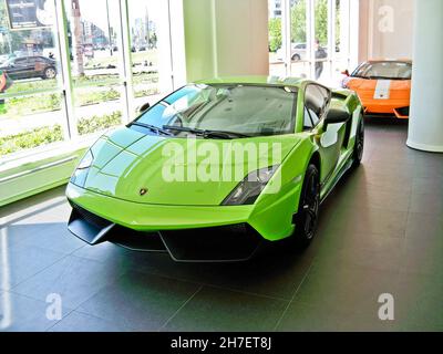 Kiev, Ucraina - 26 maggio 2011: Lamborghini Gallardo LP 570-4 Superleggera Foto Stock