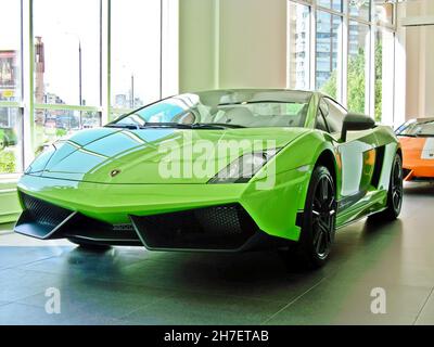 Kiev, Ucraina - 26 maggio 2011: Lamborghini Gallardo LP 570-4 Superleggera Foto Stock