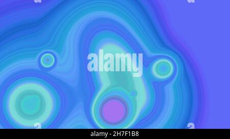 Celle astratte Metamorfosi animazione 3D Foto Stock