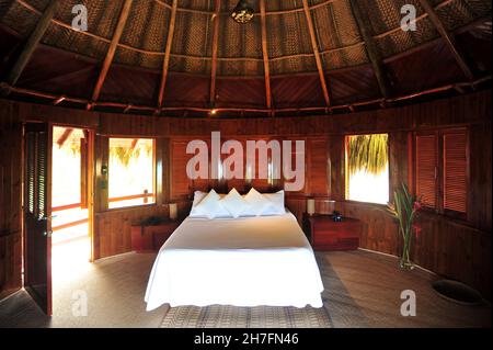 COLOMBIA. PARCO NAZIONALE DI TAYRONA. TAYRONA LODGE Foto Stock